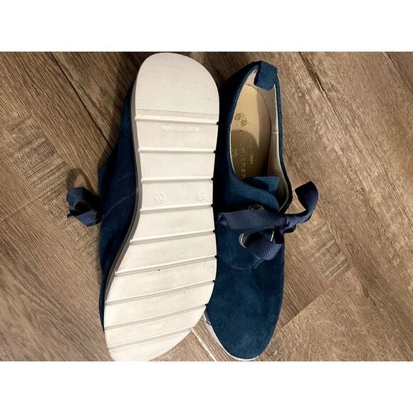 Eric MIchael Blue Suede Lifestyle Shoes - 39 / 8.5 - Picture 4 of 4